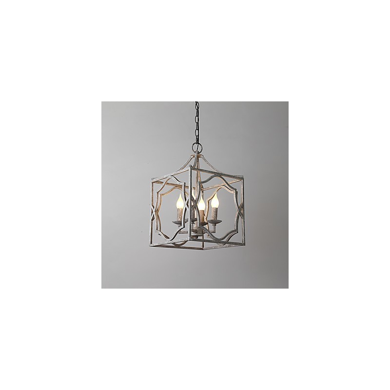 Vintage Metall Amerikanischer Industrieller Loft Malerei Farbe Europäische Kronleuchterlampe die Innendekoration Pendelleuchte