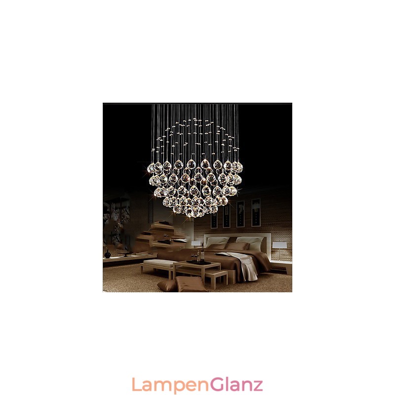 Moderne zeitgenössische traditionelle klassische rustikale Lodge Vintage Country Island Kristall galvanisierte Metall Pendelleuchte