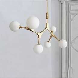 Traditionelles klassisches Malmerkmal für Pendelleuchten aus Holz und Bambus im Mini-Stil