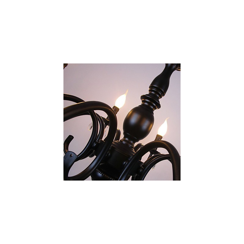 Europäischer Stil Kristallkerzenlampe Lampe Bekleidungsgeschäft Lampen und Laternen Dekoration Projekt Droplight