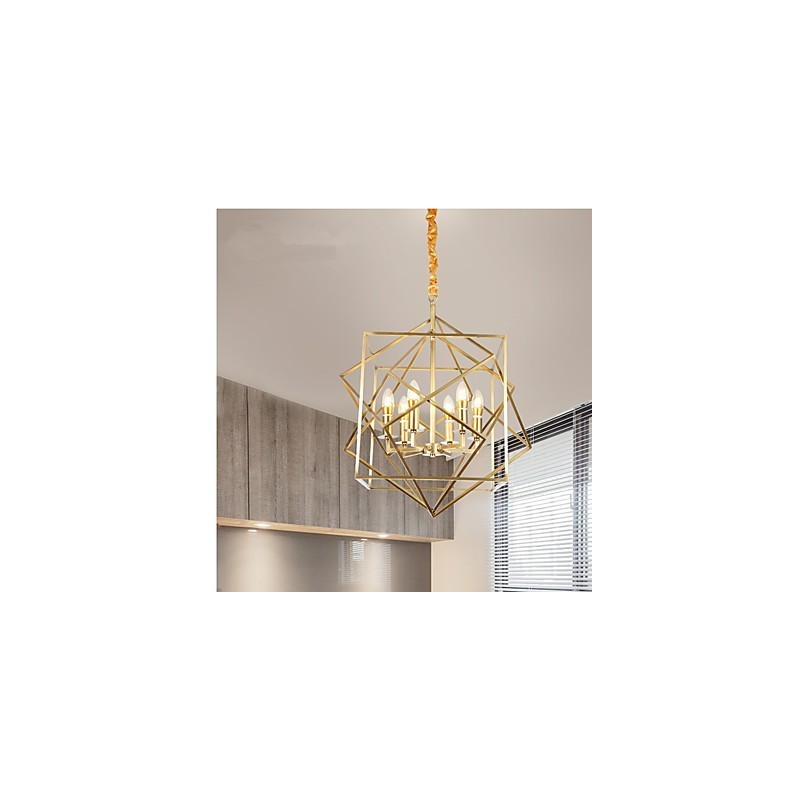 Laterne aus Messing für Designer-Kronleuchter aus Metall