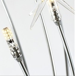 Moderne zeitgenössische Chrom-Funktion für Mini-Designer Metall Kinder Kronleuchter