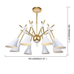 Personalisierte einstellbare Richtung Kunst Kronleuchter Lampe Kronleuchter N