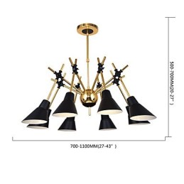 Personalisierte einstellbare Richtung Kunst Kronleuchter Lampe Kronleuchter N