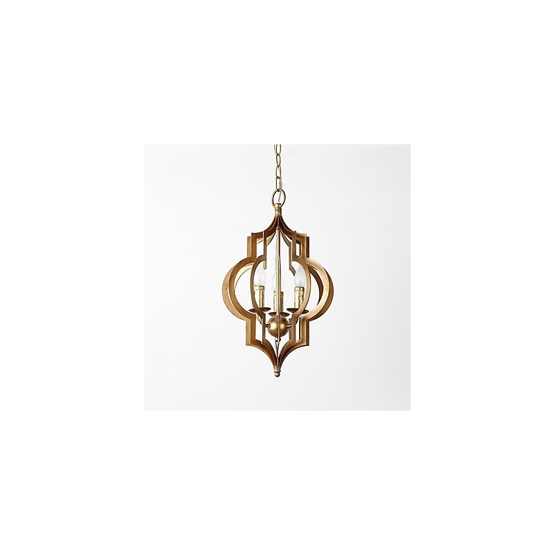 Vintage Metall Amerikanischer Industrieller Loft Malerei Farbe Europäische Kronleuchterlampe die Innendekoration Pendelleuchte