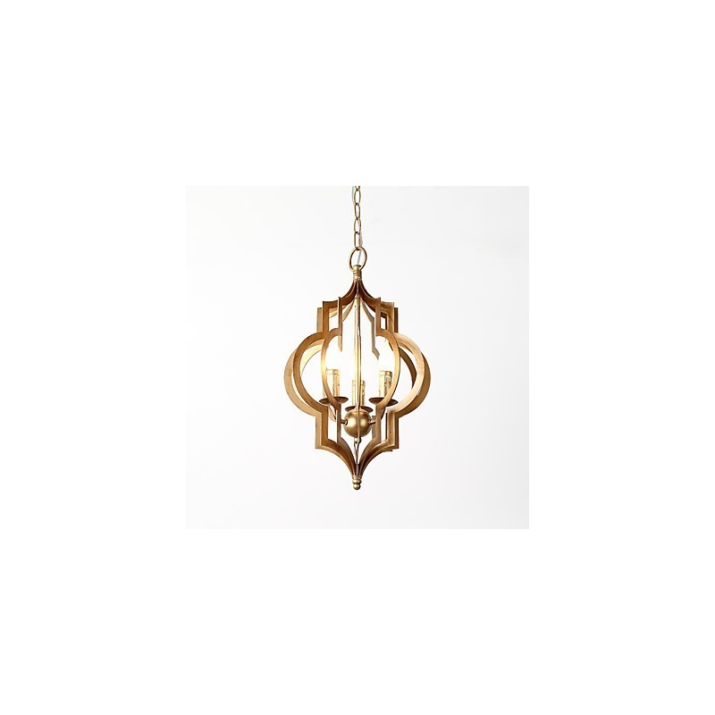 Vintage Metall Amerikanischer Industrieller Loft Malerei Farbe Europäische Kronleuchterlampe die Innendekoration Pendelleuchte