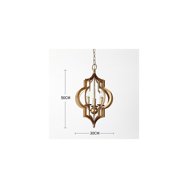Vintage Metall Amerikanischer Industrieller Loft Malerei Farbe Europäische Kronleuchterlampe die Innendekoration Pendelleuchte