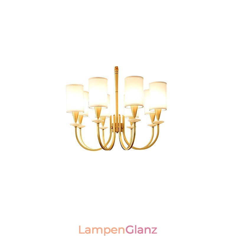 Kronleuchter aus reinem Messing, dekorativer Jade-Kronleuchter