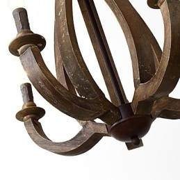 Vintage Malerei Feature Mini Stil Holz Bambus Kronleuchter Lampe die Dekorieren Pendelleuchte