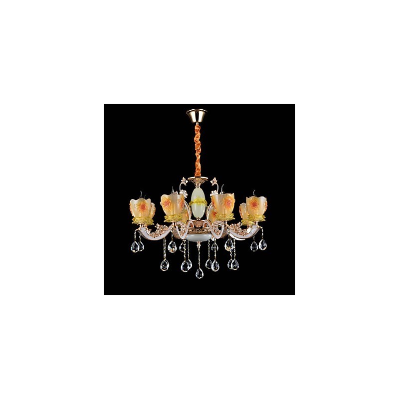 Moderne zeitgenössische traditionelle klassische Zinklegierungsfunktion für Kristall-Mini-Metallpendelleuchte