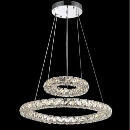 Kristall Kronleuchter Lichter Indoor Pendelleuchte Deckenleuchte Leuchten Dimmbar mit Fernbedienung