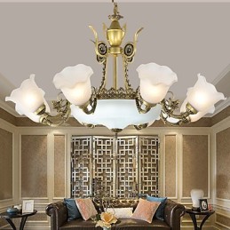 Traditionelles klassisches Malmerkmal für Metallkronleuchter im Mini-Stil