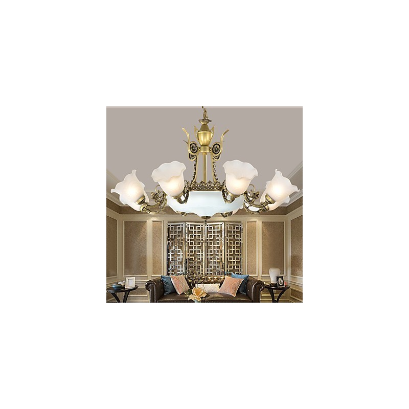 Traditionelles klassisches Malmerkmal für Metallkronleuchter im Mini-Stil