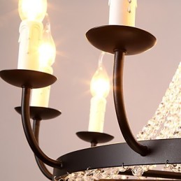 Kronleuchter mit 8 Lichtern, modern, zeitgenössisch, traditionell, klassisch, rustikal, Lodge, Vintage, Retro, Laterne, Trommel, Country Island, Globus, Schüssel