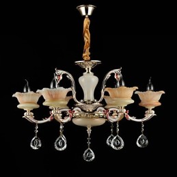 Moderne zeitgenössische traditionelle klassische Zinklegierungsfunktion für Kristall-Mini-Metallpendelleuchte