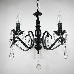 Neuartige Beleuchtungen Schmiedeeisenlampe im europäischen Stil Originalität Individualität Dekoration Kerzenlampe Kronleuchter