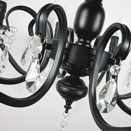 Neuartige Beleuchtungen Schmiedeeisenlampe im europäischen Stil Originalität Individualität Dekoration Kerzenlampe Kronleuchter