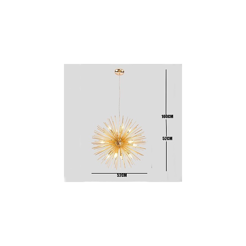Retro-Imitation Kupfer Creative Line 10 Lichter