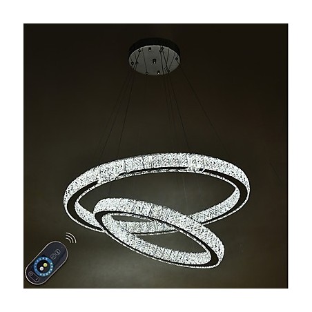 Indoor Kristall Kronleuchter Moderne Pendelleuchte Deckenleuchte Dimmbare Beleuchtung Lampe mit Fernbedienung Indoor Kristall Kronleuchter Moderne Pendelleuchte Deckenleuchte Dimmbare Beleuchtung Lampe mit Fernbedienung