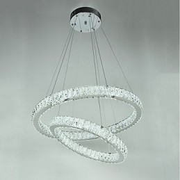 Indoor Kristall Kronleuchter Moderne Pendelleuchte Deckenleuchte Dimmbare Beleuchtung Lampe mit Fernbedienung