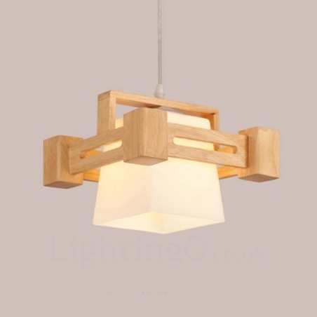 1 Licht Holz Moderne zeitgenössische Pendelleuchte im nordischen Stil mit Stoffschirm 1 Licht Holz Moderne zeitgenössische Pendelleuchte im nordischen Stil mit Stoffschirm