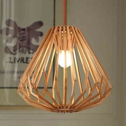 Kronleuchter Mini-Stil Traditionell Klassisch Holz Bambus