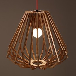 Kronleuchter Mini-Stil Traditionell Klassisch Holz Bambus