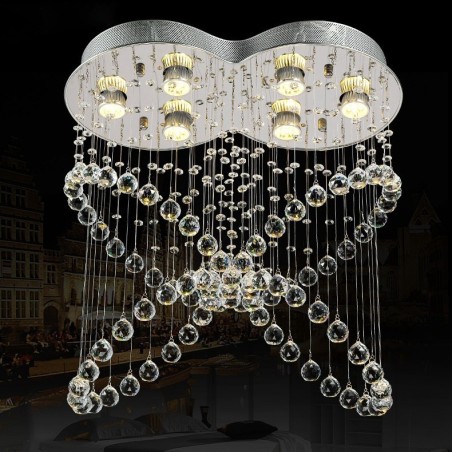 6 Lichter Moderne Kristall Deckenpendelleuchte Innen Kronleuchter Beleuchtung Lampen Leuchten 6 Lichter Moderne Kristall Deckenpendelleuchte Innen Kronleuchter Beleuchtung Lampen Leuchten