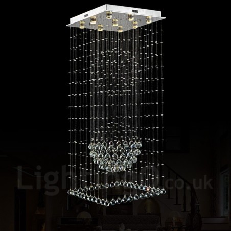 9 Lichter Moderne Kristall Deckenpendelleuchte Innen Kronleuchter Beleuchtung Lampen Leuchten 9 Lichter Moderne Kristall Deckenpendelleuchte Innen Kronleuchter Beleuchtung Lampen Leuchten