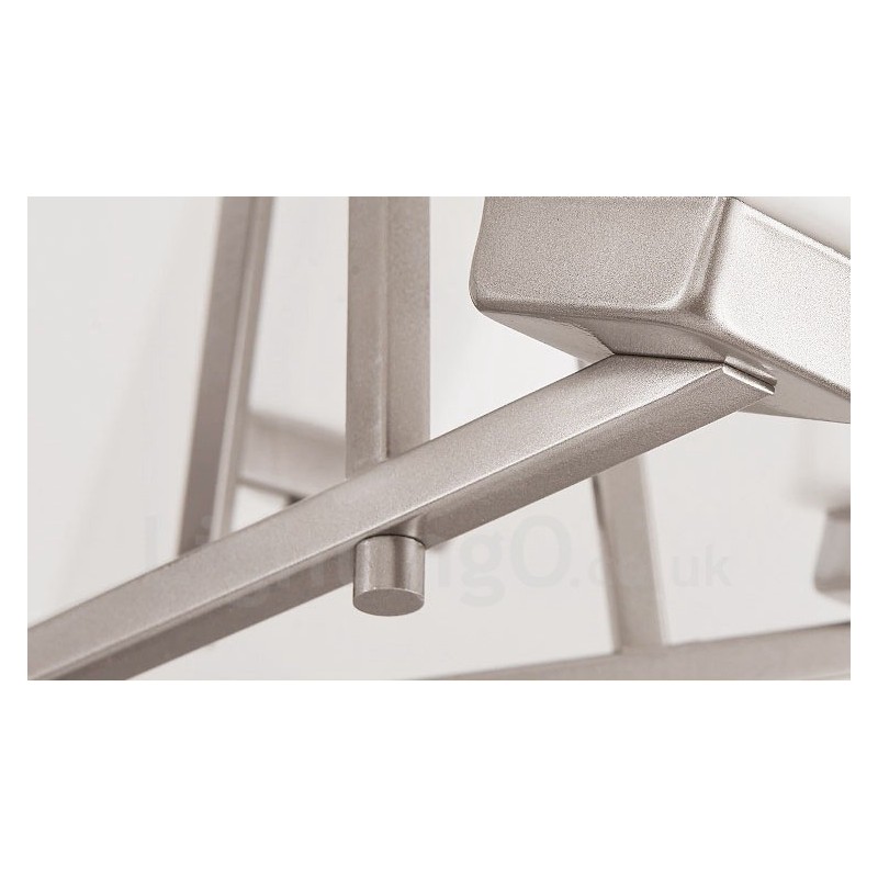 4 Lichter Chrom Pendelleuchte Indoor Modern Kronleuchter Home Hängende Beleuchtung Lampen Leuchten mit Glasschirmen