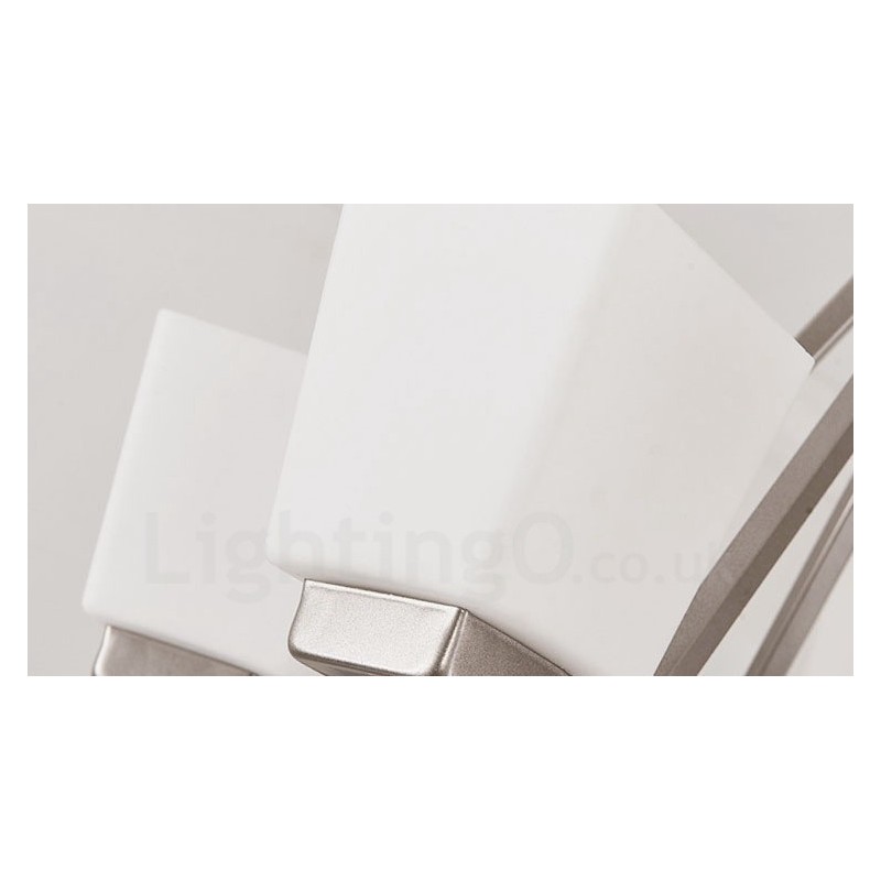 4 Lichter Chrom Pendelleuchte Indoor Modern Kronleuchter Home Hängende Beleuchtung Lampen Leuchten mit Glasschirmen