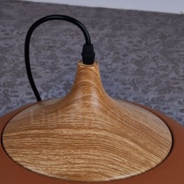 1 Licht Moderne zeitgenössische Pendelleuchte Hängelampe mit weiß rot blau Schatten