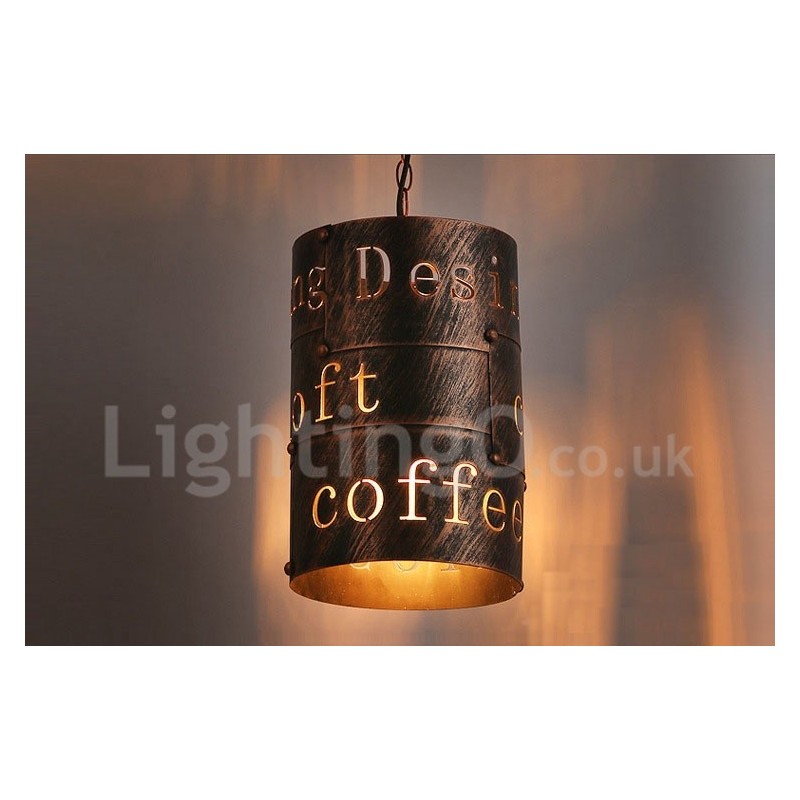 1 Licht Retro Vintage Pendelleuchte Cafe House Pendelleuchte