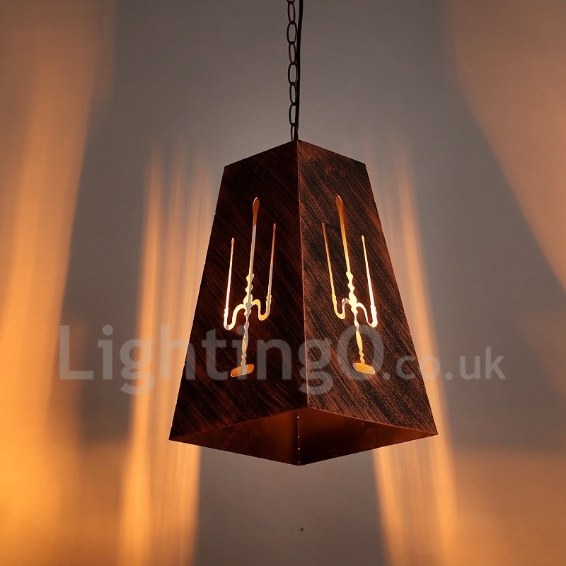 1 Licht Retro Vintage Pendelleuchte Cafe House Pendelleuchte