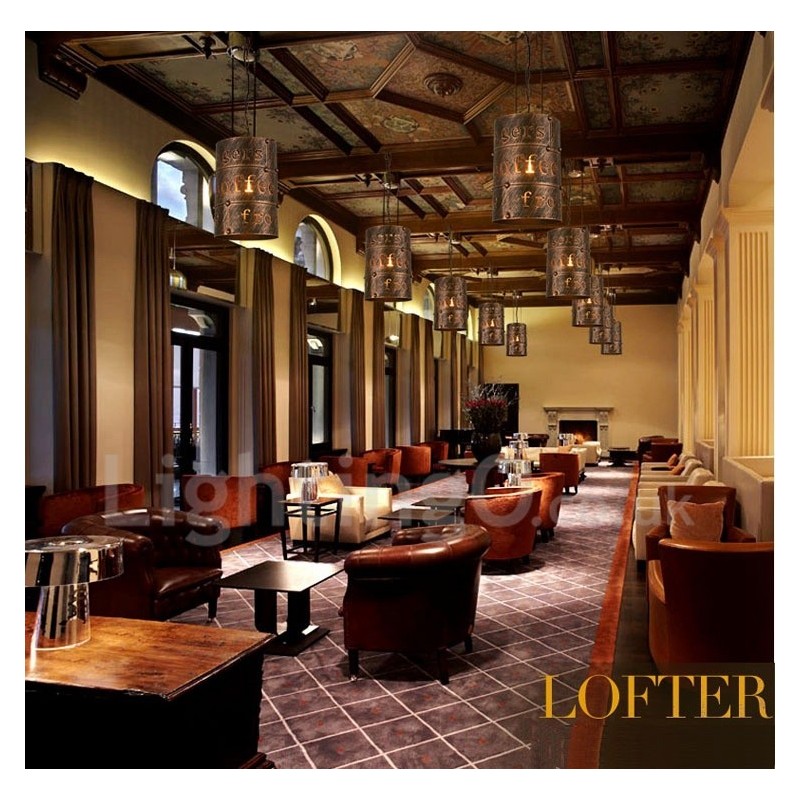 1 Licht Retro Vintage Pendelleuchte Cafe House Pendelleuchte