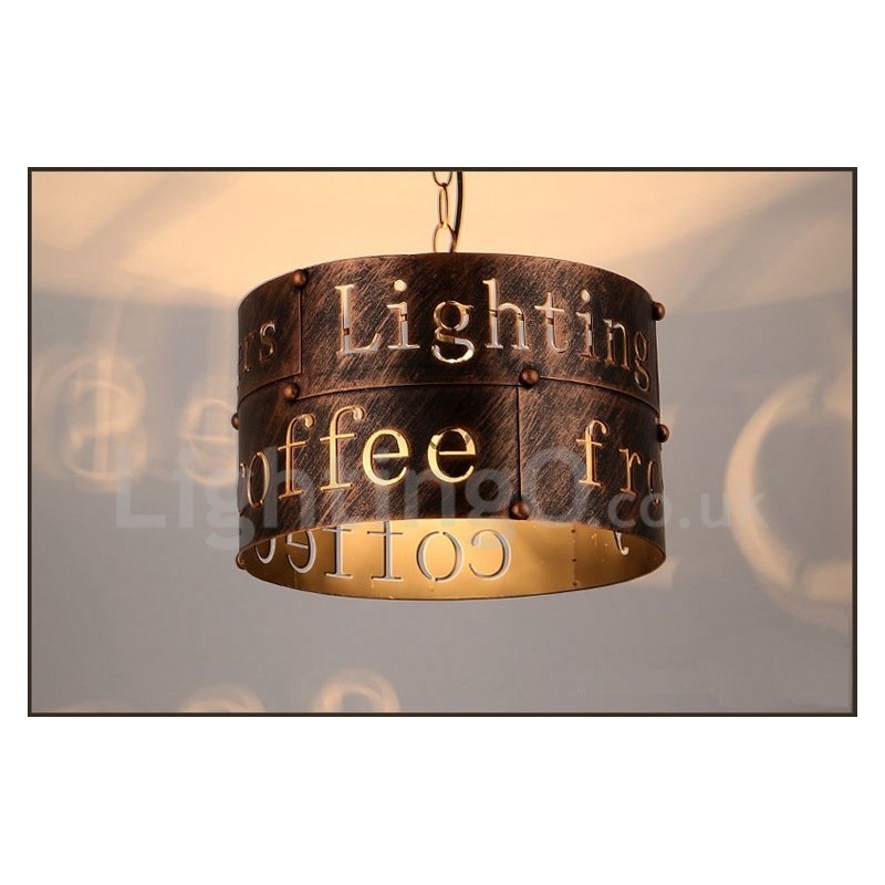 1 Licht Retro Vintage Pendelleuchte Cafe House Pendelleuchte