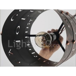 1 Licht Retro Vintage Pendelleuchte Cafe House Pendelleuchte