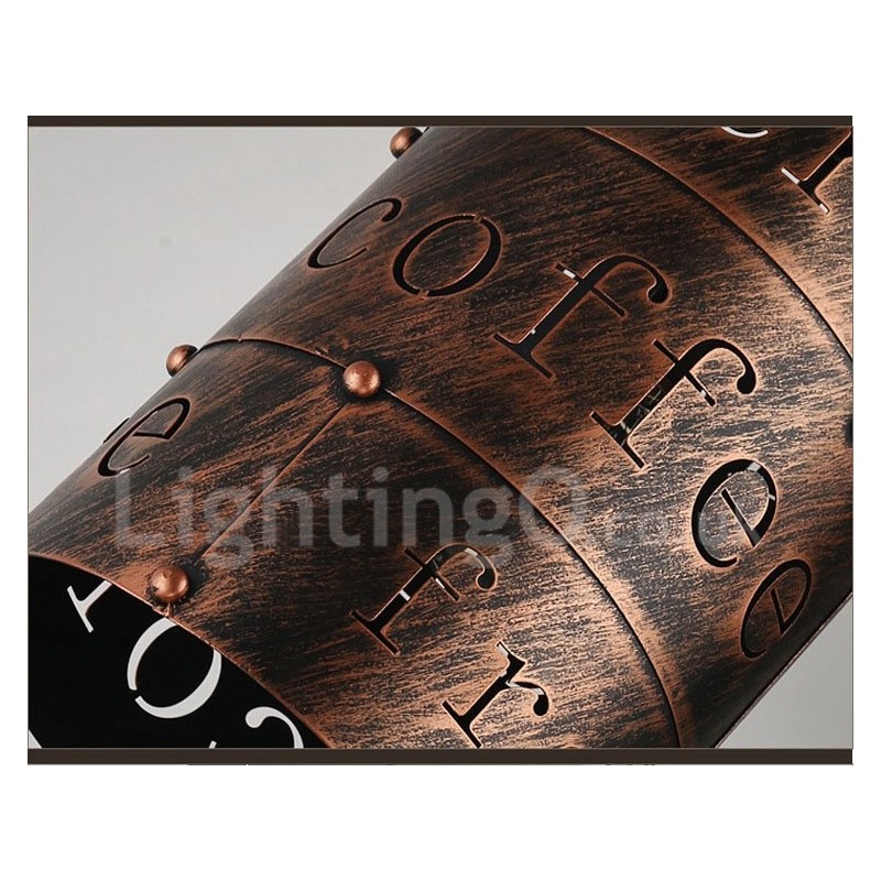 1 Licht Retro Vintage Pendelleuchte Cafe House Pendelleuchte