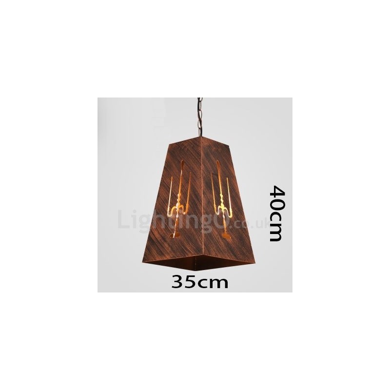 1 Licht Retro Vintage Pendelleuchte Cafe House Pendelleuchte