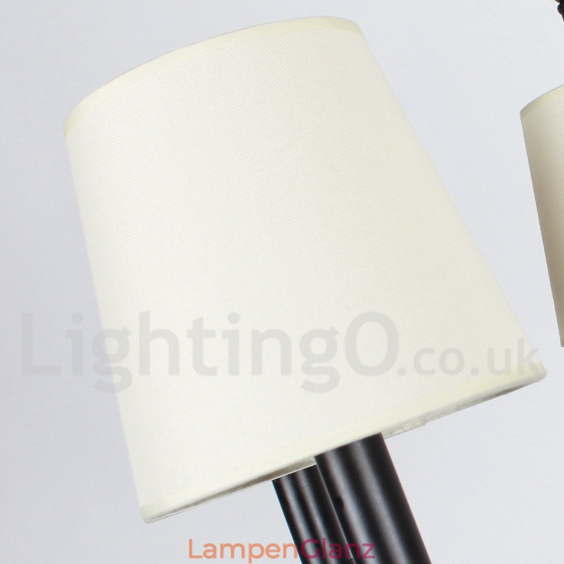 Rustikaler Kronleuchter im Retro-Kerzenstil mit 6 Lichtern