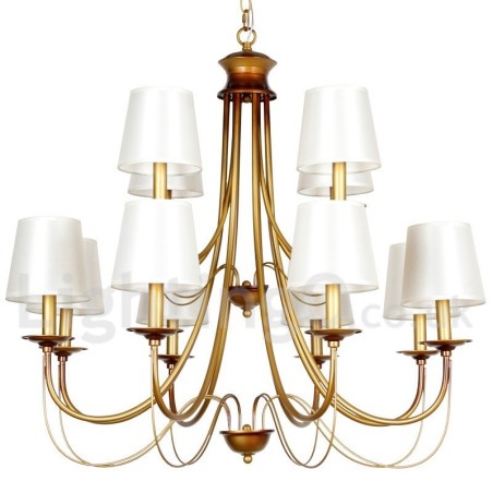 Kronleuchter im rustikalen mediterranen Stil mit 12 Lichtern, modern und zeitgenössisch, Kerzenstil Kronleuchter im rustikalen mediterranen Stil mit 12 Lichtern, modern und zeitgenössisch, Kerzenstil