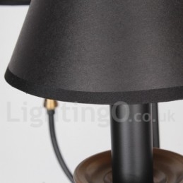 6-flammiger Kronleuchter im zeitgenössischen Retro-Kerzenstil