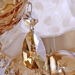 Luxus-Kronleuchter im europäischen Stil mit 6 Lichtern und K9-Kristall