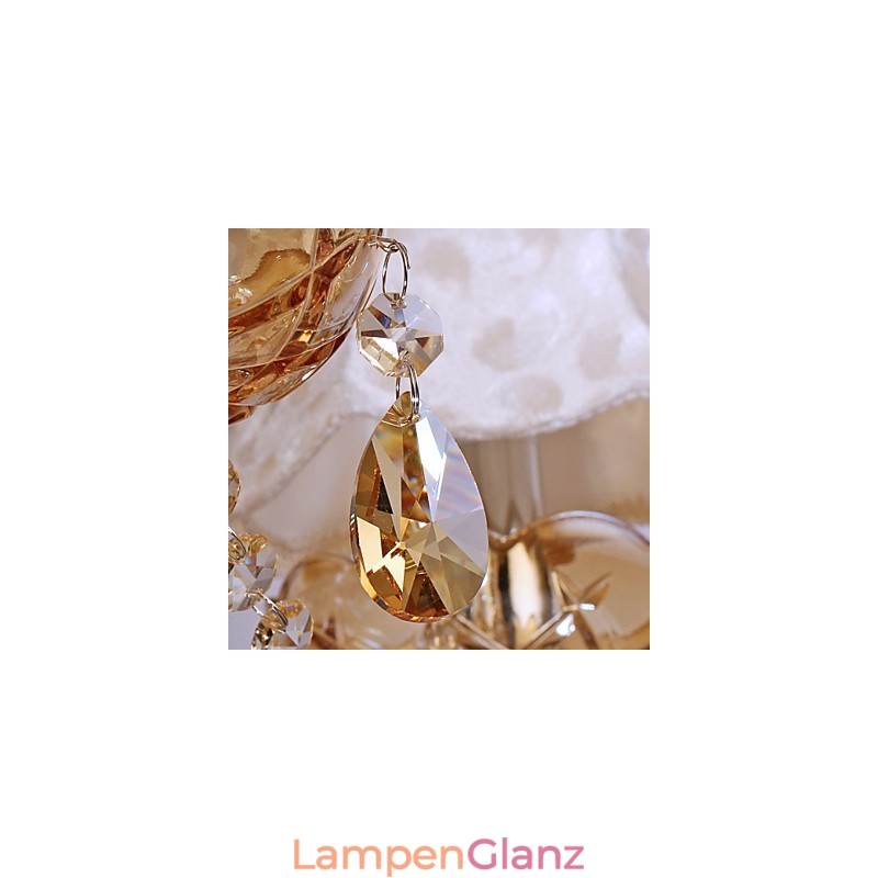 Luxus-Kronleuchter im europäischen Stil mit 6 Lichtern und K9-Kristall