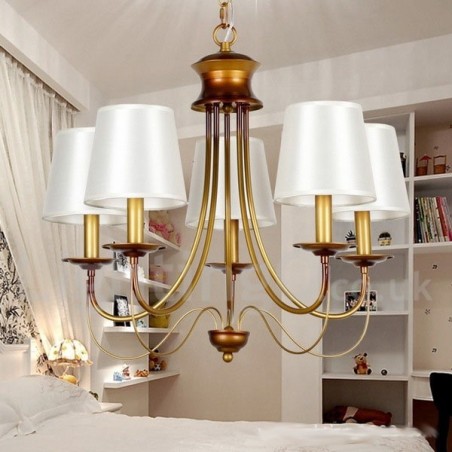 Kronleuchter im rustikalen mediterranen Stil mit 5 Lichtern, modern und zeitgenössisch, Kerzenstil Kronleuchter im rustikalen mediterranen Stil mit 5 Lichtern, modern und zeitgenössisch, Kerzenstil