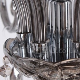 Kronleuchter im Kerzenstil mit 6 Lichtern aus K9-Kristall