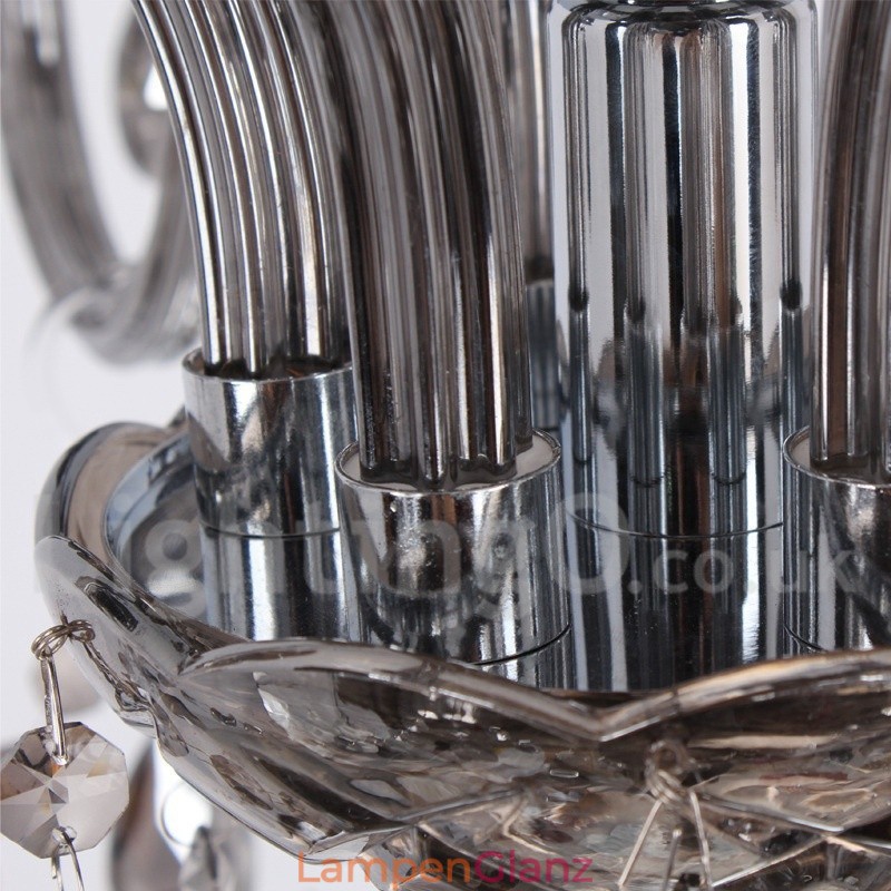 Kronleuchter im Kerzenstil mit 6 Lichtern aus K9-Kristall