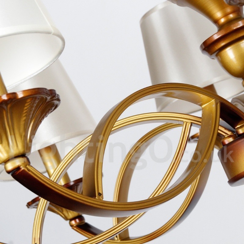 Kronleuchter im Retro-Stil im mediterranen Stil mit 3 Lichtern, rustikaler Kerzenstil