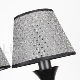 Kronleuchter im rustikalen, modernen und zeitgenössischen Retro-Stil mit schwarzer Kerze, 8 Lichter