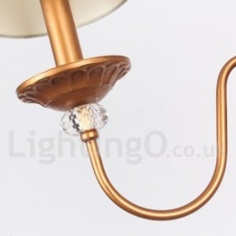 Kronleuchter im Retro-Kerzenstil mit 3 Lichtern